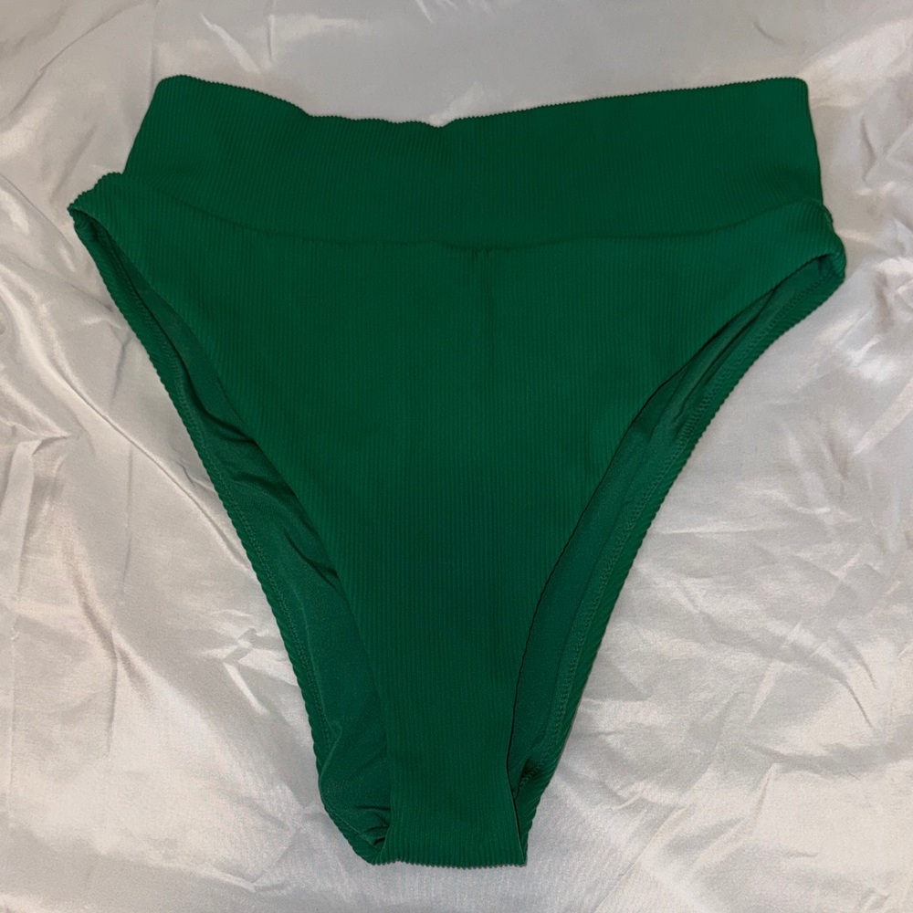 Aerie Green high wasted Bikini Bottom